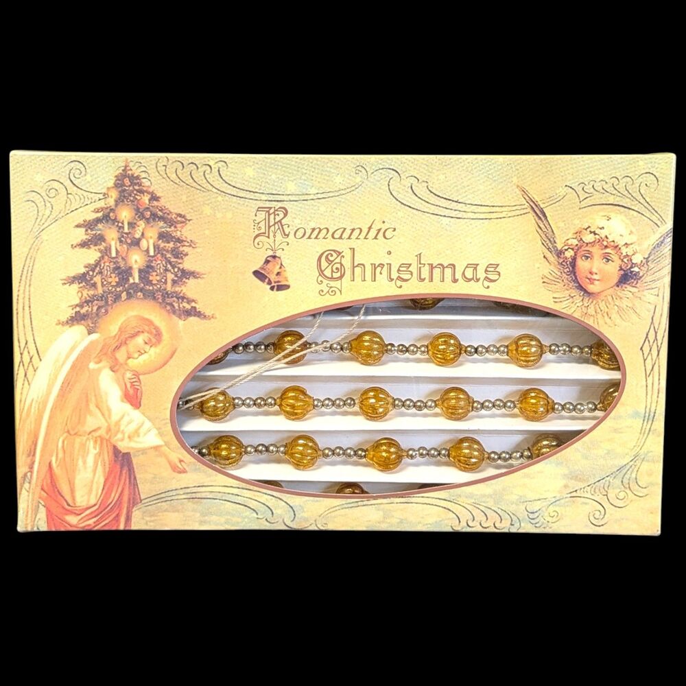 Bethany Lowe Vintage Beaded Garland 6’ Romantic Christmas